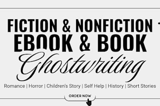 be you fiction and nonfiction book and ebook ghostwriter