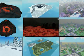 build roblox terrain maps, mountains, caves, forests and custom landscapes