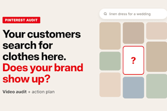 do a pinterest seo audit with a video action plan