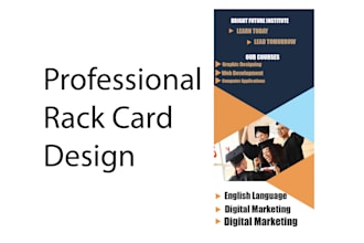 design professional rack card