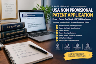 file usa non provisional patent application,uspto filing,IP attorney, uspto