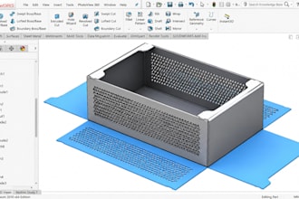 custom plastic enclosure, electronic housing iot dfm injection solidworks cad