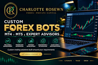 develop custom metatrader 4,5 trading bots and expert advisor