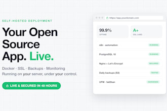 self host and deploy any open source app on your vps with docker