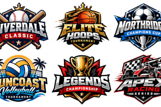 design a professional, tournament, competition, sports, team championship logo