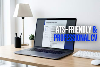 design and write a professional resume or cv