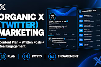 do organic twitter x marketing, x organic growth strategy and niches x marketing
