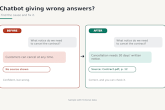 fix and improve your rag chatbot or llm app