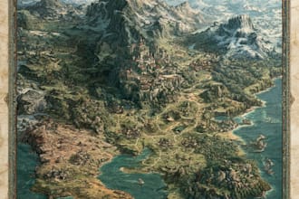 create a top down fantasy battle map for tabletop rpgs