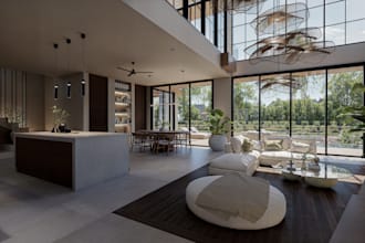 design a tropical bali villa, resort, or residential space