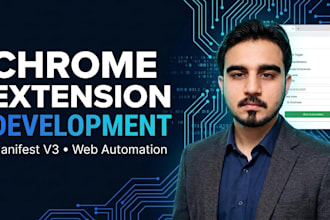 build a custom chrome extension with manifest v3 and web automation