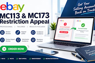 remove ebay mc113 and mc173 restriction with a professional appeal