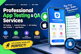 android testing, QA testing, app testing and app review