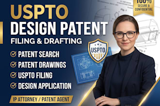 file usa design patent application, IP attorney, uspto attorney, uspto filing