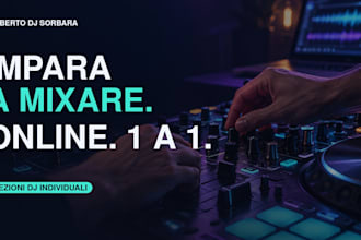 teach you dj mixing online in italian
