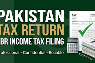 assist with pakistan fbr income tax return filing