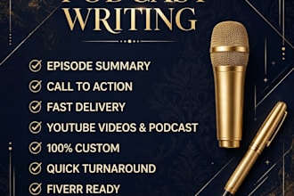 write SEO professional podcast show notes and podcast summary