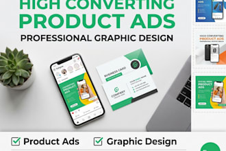 design professional product advertisement posters