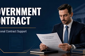 support your government contract bid and proposal preparation