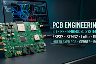 develop advanced esp32 stm32 iot and rf pcb hardware with wireless interfaces