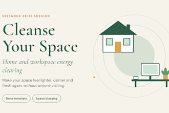 do distance reiki energy cleansing for your home or workspace