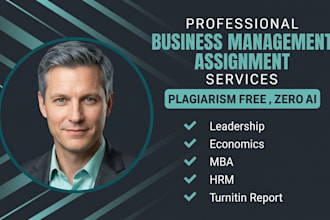 do business management assigned, economics, leadership and hrm