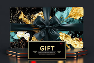 design loyalty card, gift card, coupon and voucher