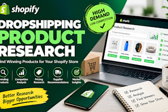 find shopify winning product research and and dropshipping winning product