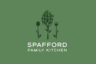 design artichoke cooking blog logo