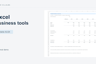 build an editable excel budget, forecast or business dashboard