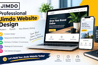 design, redesign, and customize a professional jimdo website