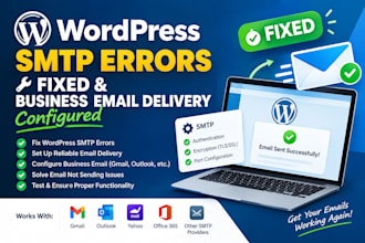 fix wordpress email not sending and configure SMTP issues