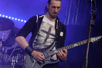 record a professional rhythm guitar track from lead sheets