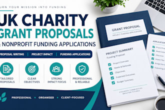 write UK charity grant proposals and nonprofit funding applications