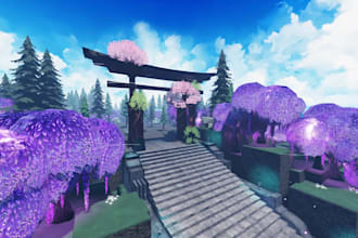 build roblox anime maps, demon slayer worlds and japanese villages