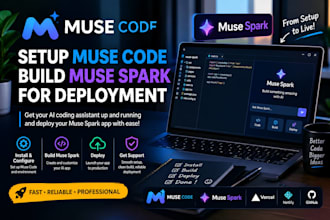 setup muse code build muse spark for deployment