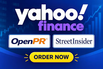 publish or distribute your press release on yahoo finance