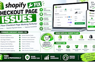 fix shopify checkout shopify coding shopify bug fix shopify website