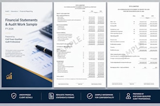 prepare complete ifrs financial statements, balance sheet, and pl