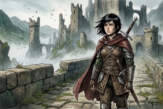 create ai comic books, comic illustrations, and custom characters in any style