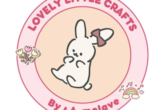 design and custom kawaii logo for vtuber