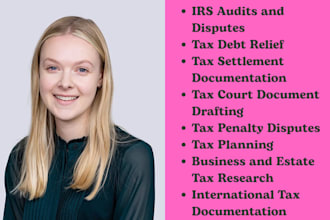 be tax attorney for irs audits, tax disputes, tax debt relief and tax planning