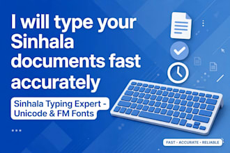do fast sinhala and english typing,image to text,handwriting