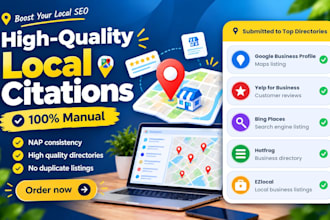 build high quality local citations to boost local SEO