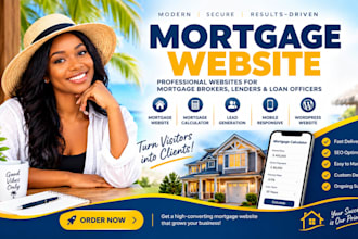 build a mortgage website with mortgage calculator