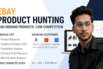 hunt high demand winning products for ebay dropshipping