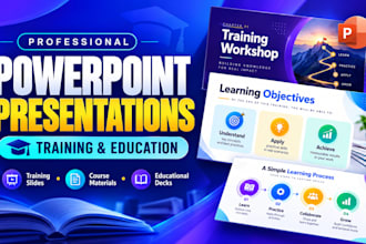 design professional powerpoint presentations for training and education