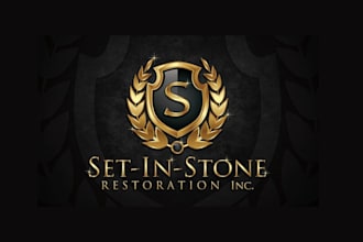 design awesome stone restoration inc logo for your business
