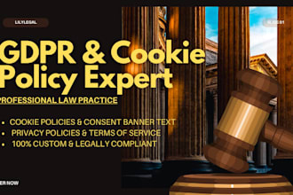 write gdpr compliant review cookie policy cookies consent legal pages disclaimer