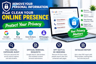 remove personal information and clean your online presence